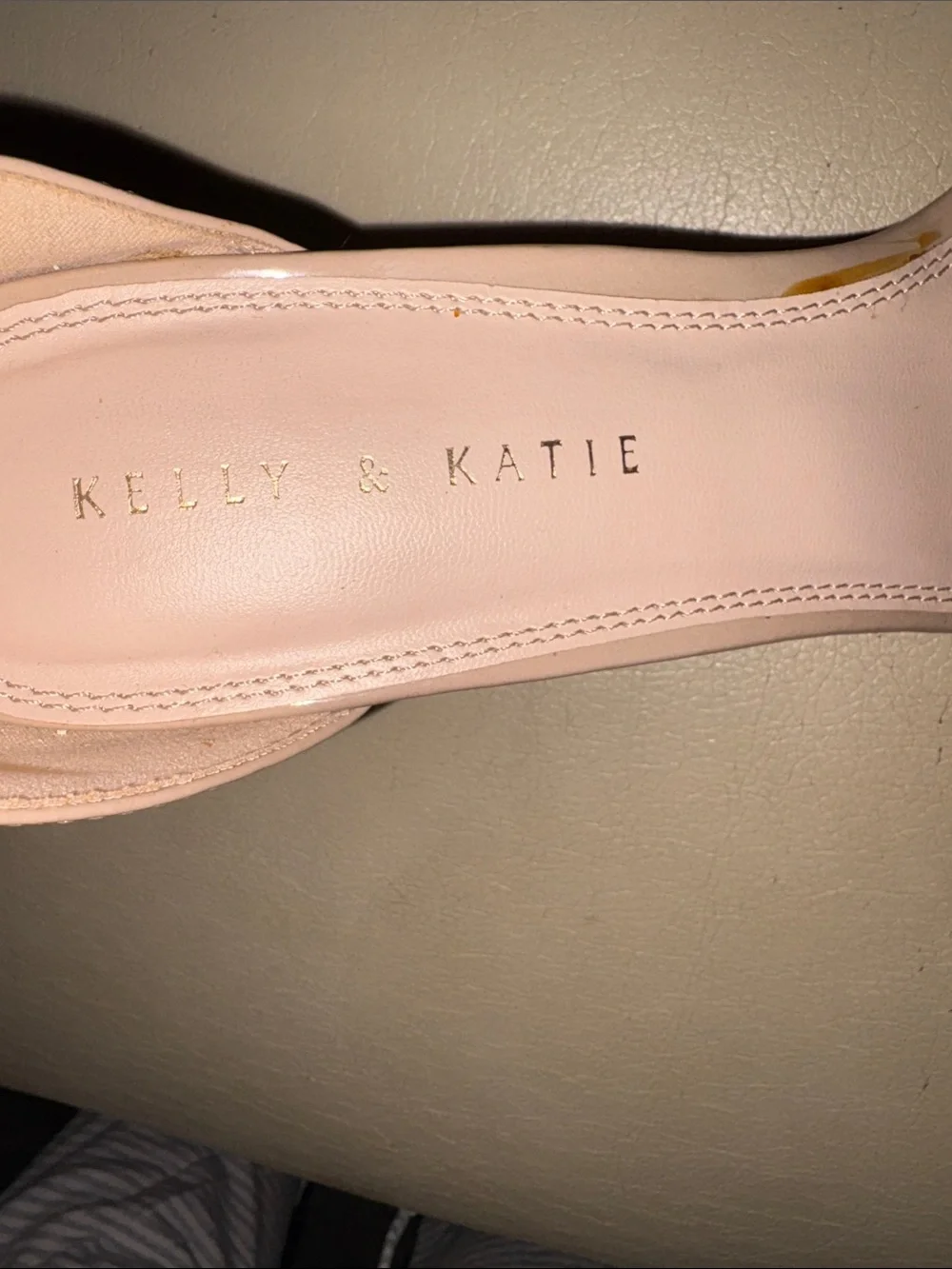 Kelly & Katie Addison Nude Wedge Sandals